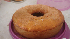 Bolo de maçã com canela