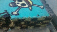 Bolo xadrez de brigadeiro