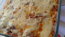 Almoço com sobras de carne