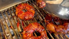 Cebola Recheada com Carne Moída e Bacon