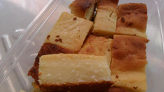 Bolo de aipim com coco light