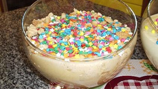 Manjar de Pêssego com Coco