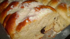 Rosca de canela e passas da Lú