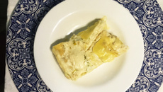 Lasanha de alho poró