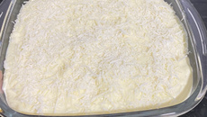 Pavê gelado de creme branco