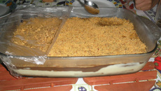 Pavê de amendoim delicioso
