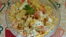 Salada de maionese básica e simples