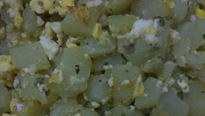 Chuchu refogado com ovo