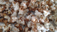 Pipoca doce para microondas, com água