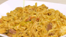 Macarrão na panela de pressão