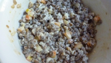 Salada de lentinha da Pisa