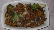 Carne com Tikuwa Kai-ho do Fredy