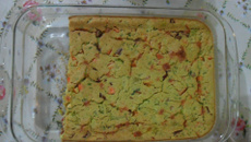 Torta de legumes com calabresa defumada