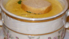 Creme de abóbora cabotiá com requeijão