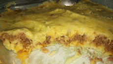 Escondidinho de batata-doce