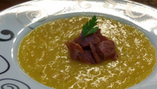 Sopa creme de mandioquinha - muito fácil