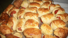 Cachorro quente assado