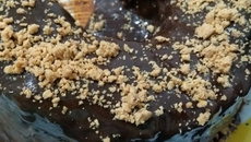 Bolo de cacau 70% de cacau com café