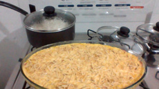 Lasanha de frango simples