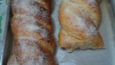 Pão caseiro simples (pão sovado)