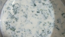 Molho Branco com Espinafre