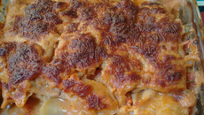 Lasanha de filé de peixe