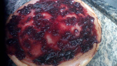 Torta de morango com ricota