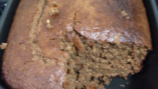 Bolo simples de aveia e açúcar mascavo