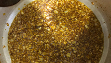 Farofa de PTS acebolada