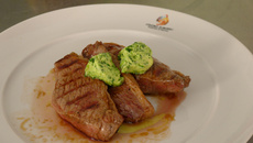 Picanha na manteiga verde