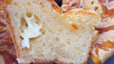 Bolo de goma com queijo delicioso