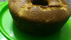 Bolo de abacaxi com coco