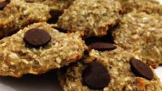 Cookies de aveia light com 2 ingredientes