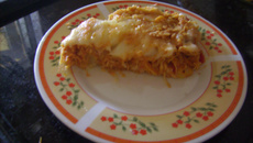 Purê de batata com frango