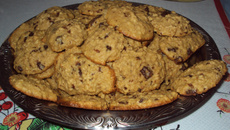 Biscoito de aveia com laranja