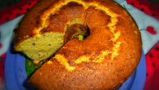 Bolo de fubá fofinho