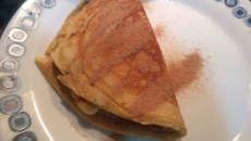 Crepioca com banana da Ana