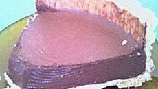 Torta gelada de chocolate da Cristine