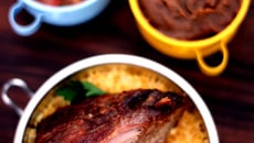 Copa lombo assado com cuscuz nordestino