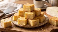 Quadradinhos doces de queijo (sem glúten)