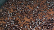 Bolo de banana com chocolate