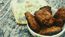 Cookies de banana e aveia