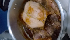 Frango frito na panela de pressão