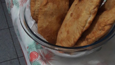 Pastel caseiro da dona Therezinha