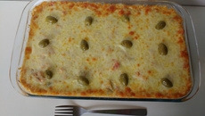 Lasanha de bacalhau