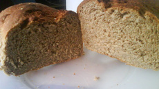 Pão integral super com farinha de uva