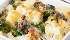 Couve-flor gratinada