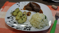 Risoto de alho-poró