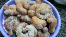 Rosca de massa de pão