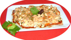 Macarrão ao camarão